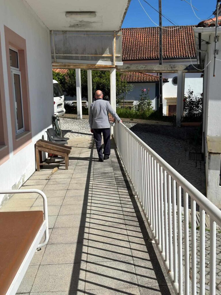 Caminhada no exterior